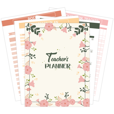 Undated Teacher's Planner